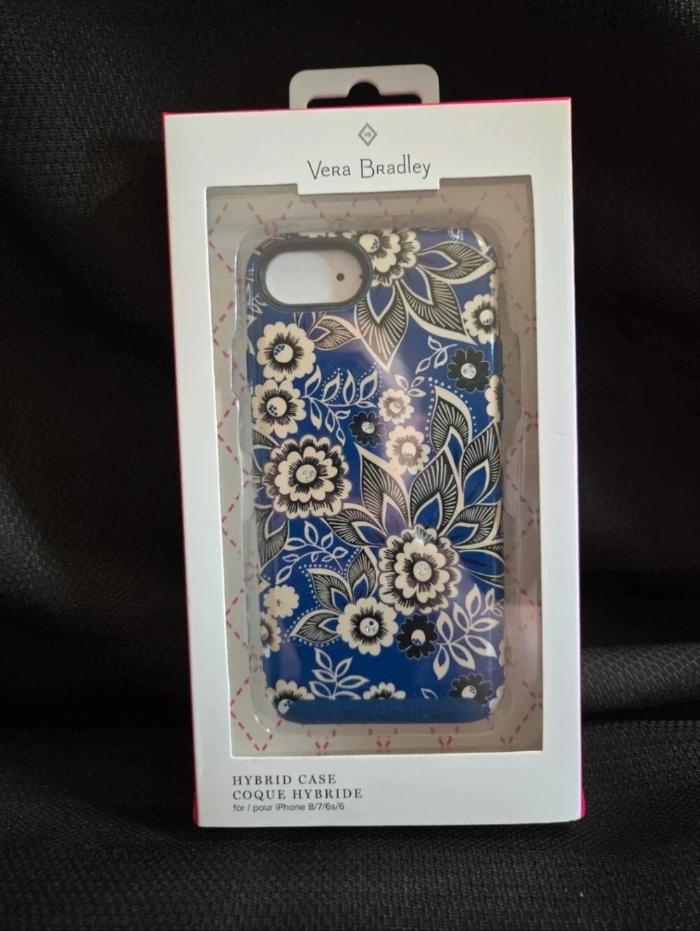 Vera Bradley Blue Floral Hybrid Phone Case NIB